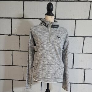 BUNDLE SALE!  PINK Victoria's Secret Gray 3/4 Zip Pullover Sz M